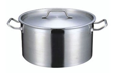 قصيرة التجاري الفولاذ المقاوم للصدأ Cookwares / حساء وعاء 32L للصناعة الضيافة