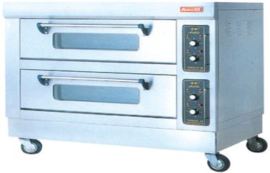FDX-24BQ 380V 50HZ 2 طبقة 4tray الكهربائية الخبز أفران 12KW لغرب الغذاء مطبخ