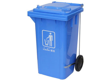 قدم - دواسة الجانب - عجلة البلاستيك القمامة بن حماية البيئة مزبلة الحجم 60L 100L 120L 240L