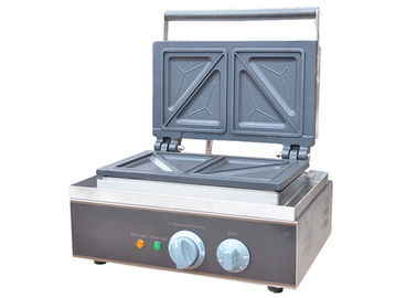 Commercial Sandwich Waffle Maker / Sandwich Press Machine 220V 1550W