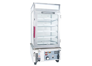 5 Layers Food Warmer Showcase Mechanical Steamer Display 50-100℃