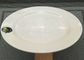 الأبيض الخزف المائدة مجموعات واسعة حافة جولة لوحة القطر 25 سنتيمتر الوزن 150 جرام