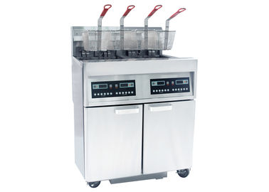 معدات المطبخ التجاري التحكم الرقمي ، 56 Liters آلة المقلاة العميقة