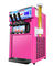 آلة الآيس كريم التجارية سطح المكتب ثلاثة ألوان آيس كريم ناعم القوام آلة الفولاذ المقاوم للصدأ الجسم