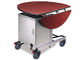 ديلوكس معدات خدمة غرفة الطعام مع طاولة الخشب قابلة للطي / الفولاذ المقاوم للصدأ الكهربائية الغذاء الساخن أدفأ