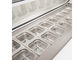 بلو راي 2 باب الثلاجة ساندويتش الإعدادية الجدول مع زجاج غطاء مروحة التبريد / التجارية شريط الثلاجة فريزر فريزر