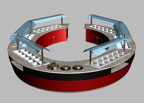 معدات بوفيه تجارية طاولات بوفيه مطعم
