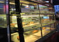 الجدول الأعلى زجاج الغذاء دفئا معرضا درج نوع 3-طبقة 9-Pans الخبز عرض مجلس الوزراء